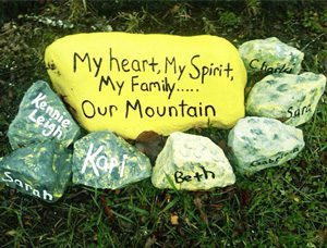 creative-arts-therapy-300x225 - rocks big one yellow with words