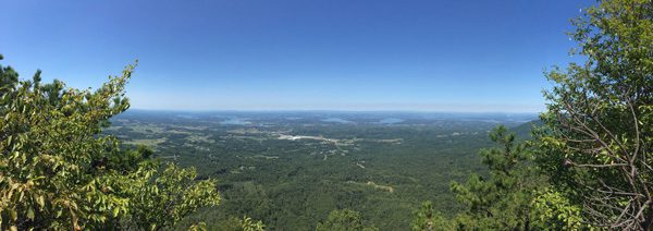 panoramic view of the Smoky Mountains
