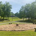hand built labyrinth at English Mountain Recovery - TN drug and alcohol rehab